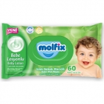Molfix - молфикс мокри кърпи-алое 60 бр